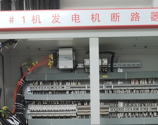 发电机断路器柜荧光光纤测温